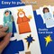 Children’s 3-D Punch-Out Christmas Nativity Craft Kit – Creates 10 Tabletop Displays for Sunday School, Homeschool & Church Activities, Made with US-Made Quality Cardstock